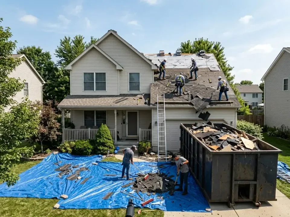 roof-replacement-debris-remova-004 — frequently asked questions, Cheapest Dumpster Rentals in Chandler, IN